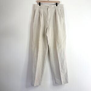 Reunion Menswear Linen Pants Size 36x33 Quiet luxury Minimalist Resort Wear